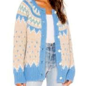 COPY - LoveShackFancy Fair Isle boyfriend cardigan